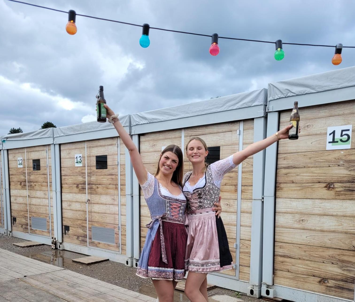 Oktoberfest Wiesn Camp Lodge München Eksteriør billede
